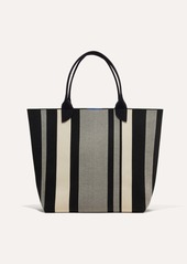 Rothy's The Lightweight Tote Ivory Rugby Stripe