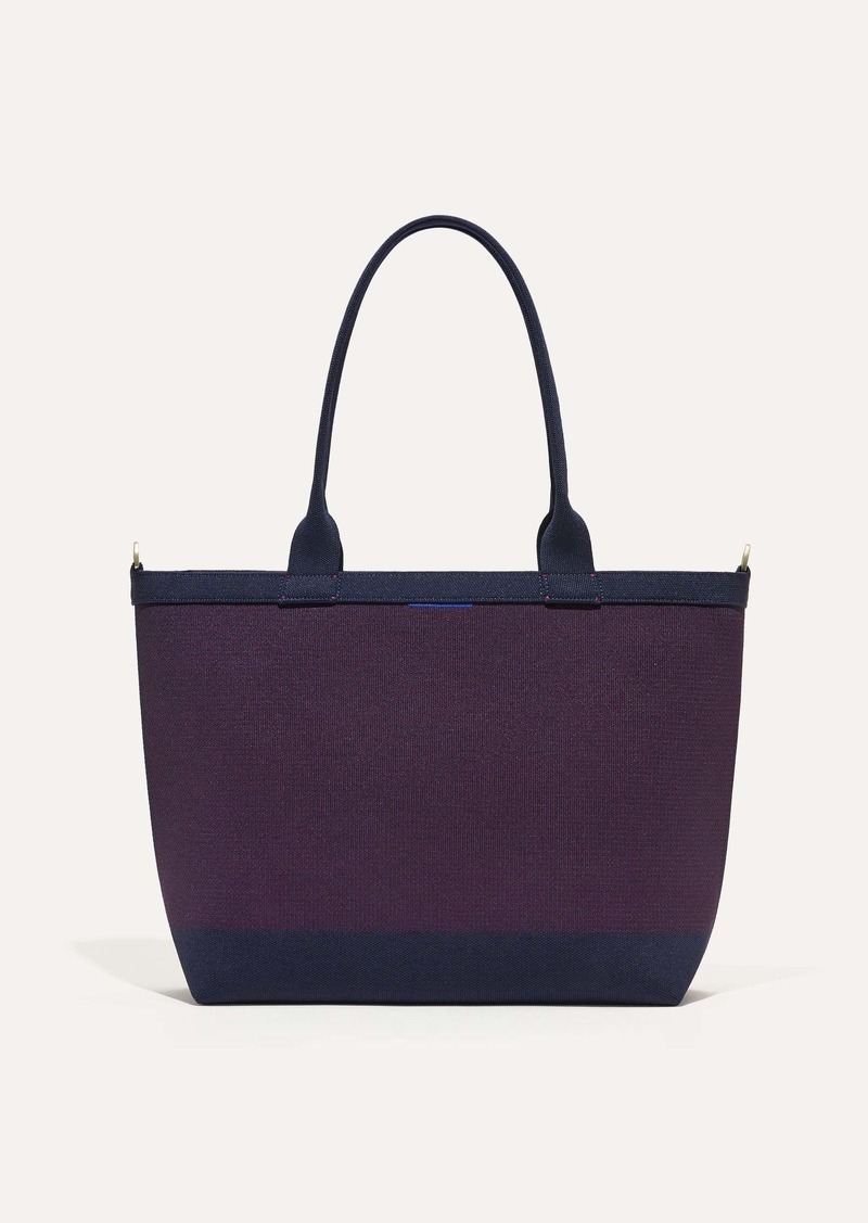 Rothy's Tote Bag With Zipper Dark Aubergine