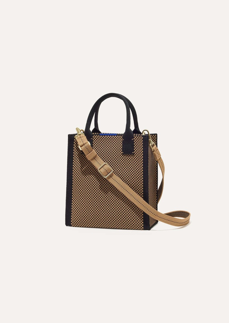 Rothy's Small Classic Tote Bag Wren Micro Check