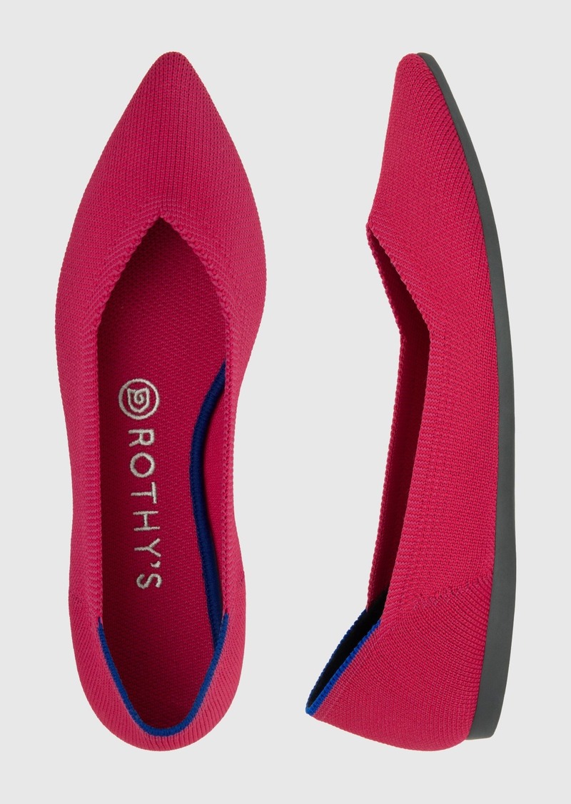 rothys hot pink point
