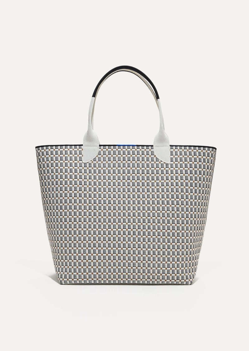 Rothy's The Reversible Lightweight Tote Black And White Checkers