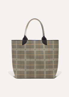 Rothy's The Reversible Lightweight Tote Black Glen Plaid