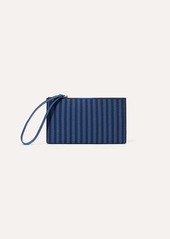 Rothy's Wallet Wristlet Navy Stripe