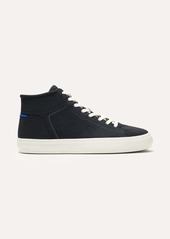 Rothy's The Womens High Top Sneaker Black