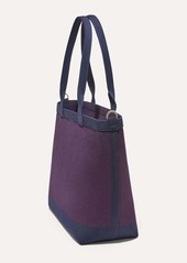 Rothy's Tote Bag With Zipper Dark Aubergine