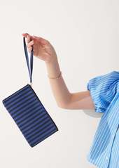 Rothy's Wallet Wristlet Navy Stripe