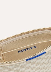 Rothy's Wallet Wristlet Vanilla Basketweave