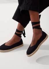 Rothy's Womens Espadrille Shoe Black