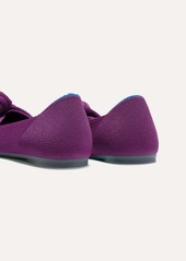 Rothy's Womens Knot Pointed Toe Flat Thistle