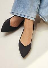 Rothy's Womens Pointed Toe Flat Black