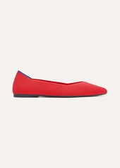 Rothy's Womens Pointed Toe Flat Glamour Red