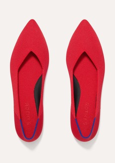 Rothy's Womens Pointed Toe Flat Lollipop Red