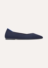 Rothy's Womens Pointed Toe Flat Nautical Navy