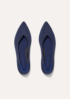 Rothy's Womens Pointed Toe Flat Nautical Navy