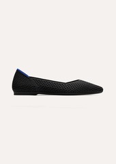 Rothy's Womens Pointed Toe Flat Noir Mesh
