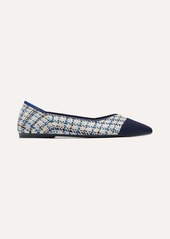 Rothy's Womens Pointed Toe Flat Sunny Tweed