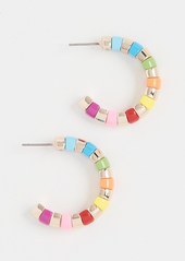 Roxanne Assoulin Beaded Hoop Earrings