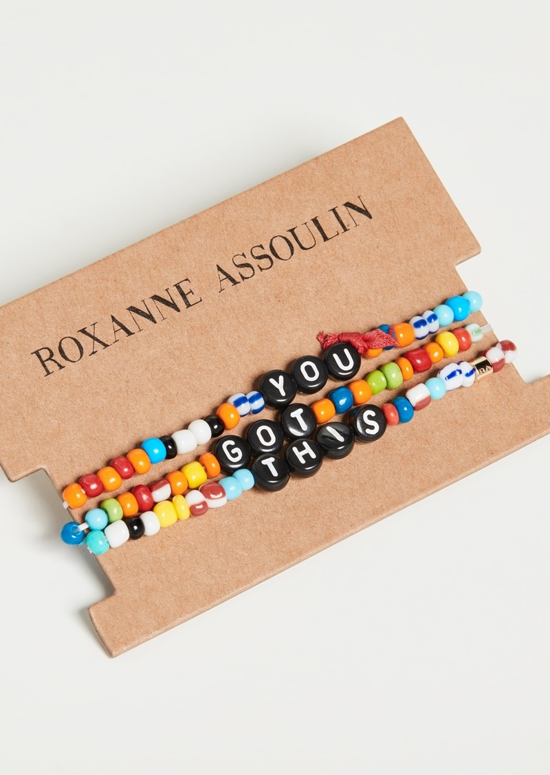 Roxanne Assoulin Camp Bracelets - You Got This