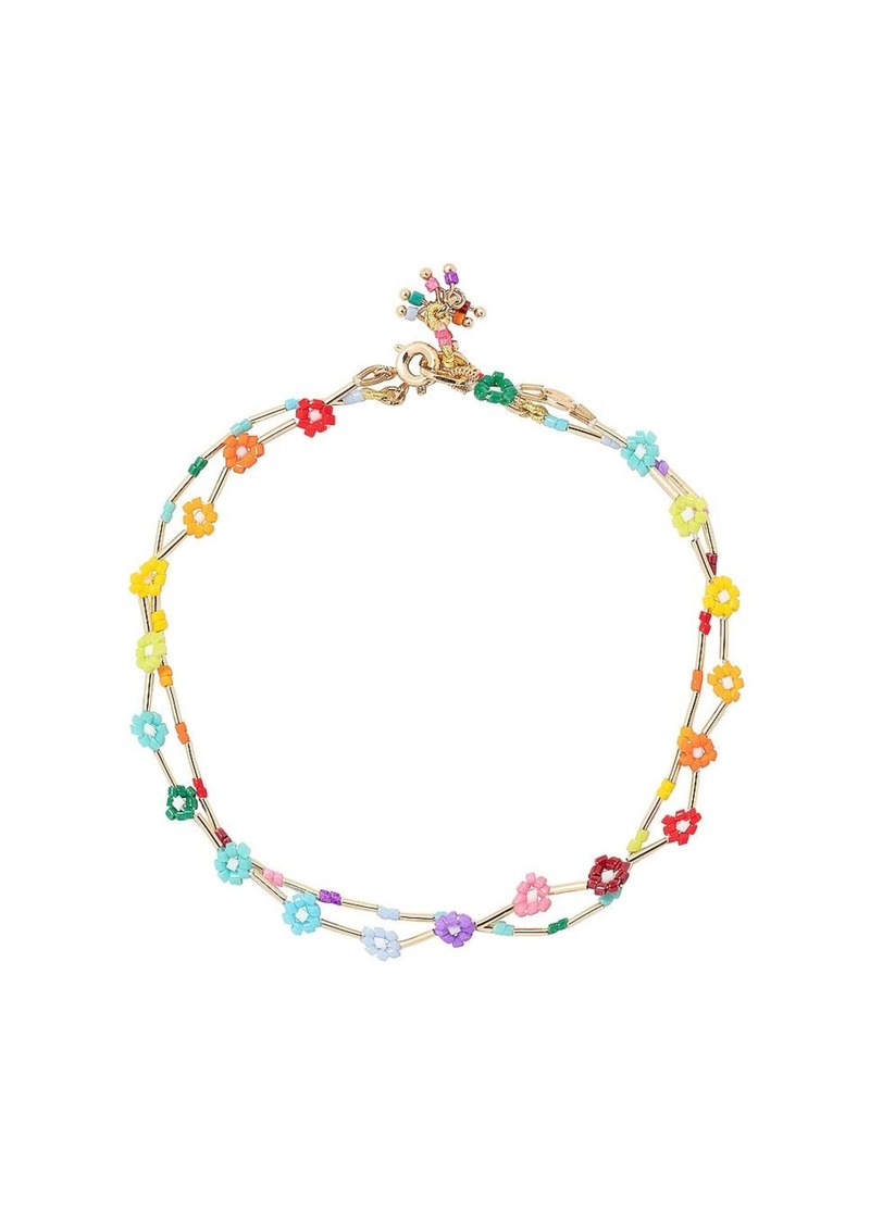 Roxanne Assoulin Flower Patch Anklet Duo