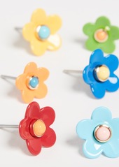 Roxanne Assoulin Flower Power Set of Stud Earrings
