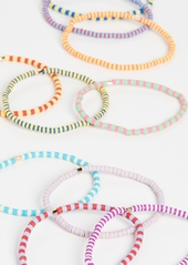 Roxanne Assoulin Happy Stripes Set of Ten Bracelets