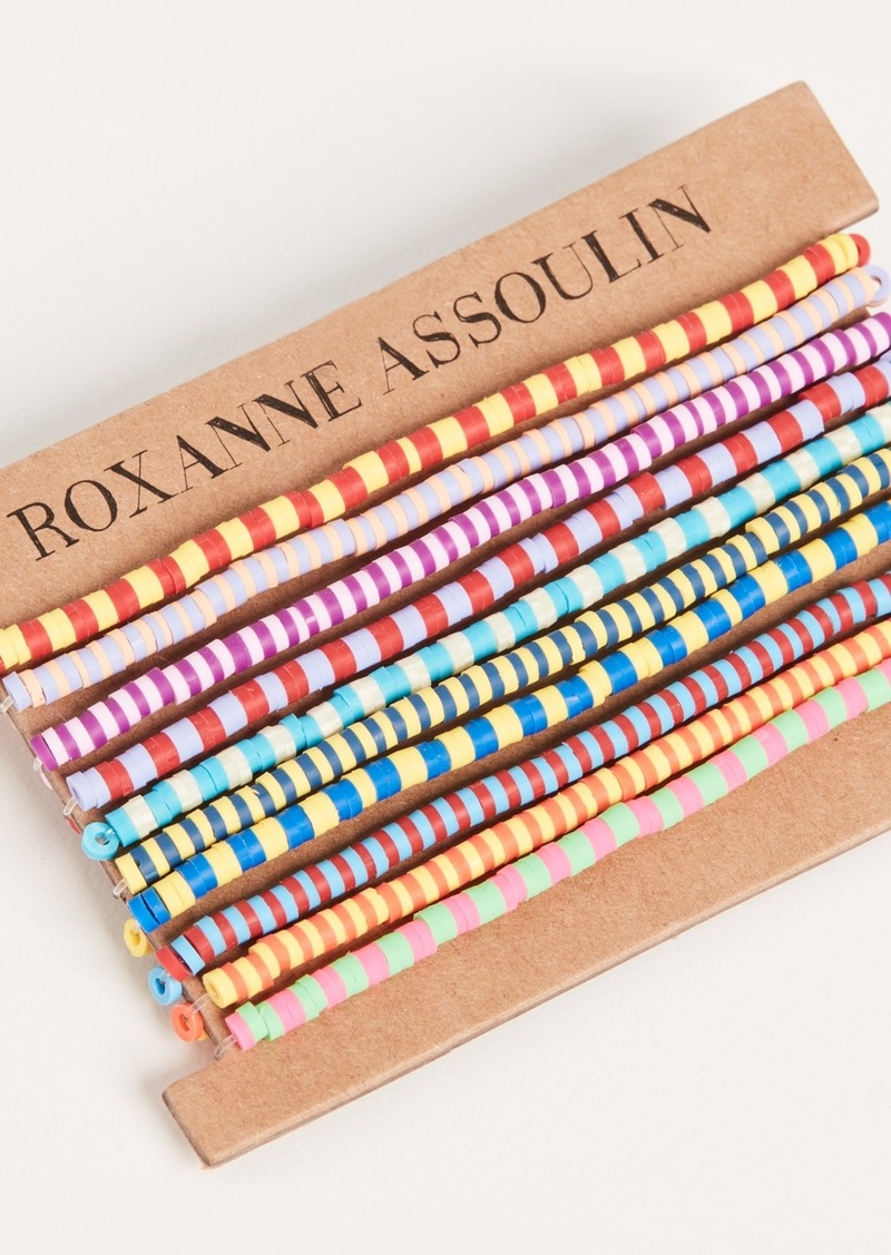 Roxanne Assoulin Happy Stripes Set of Ten Bracelets