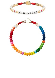 Roxanne Assoulin Loved Rainbow Duo Bracelet