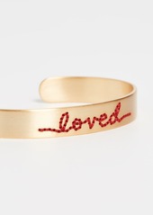 Roxanne Assoulin Loved Stitched Cuff Bracelet