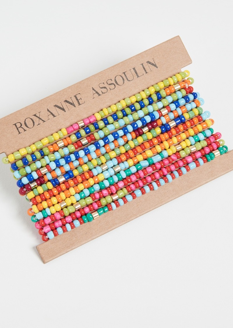 Roxanne Assoulin Patchwork - Set of Twelve Bracelets