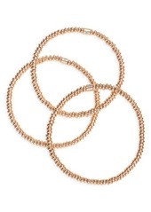 ROXANNE ASSOULIN The Corduroy Bunch Set of 3 Beaded Stretch Bracelets