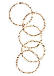 ROXANNE ASSOULIN The Luxe Bunch Set of 5 Beaded Bracelets