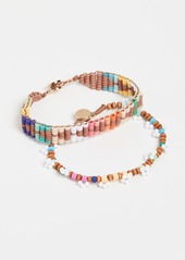 Roxanne Assoulin Woven Set of Two Bracelets