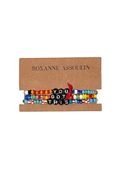 ROXANNE ASSOULIN You Got This camp bracelets