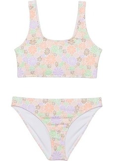 Roxy All About Sol Cropped Swimsuit Set (Big Kids)