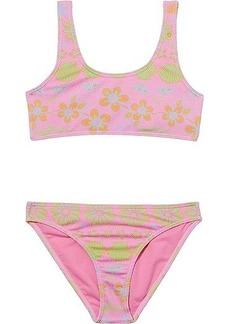 Roxy Beach Day Together Bralette Swimsuit Set (Toddler/Little Kids/Big Kids)