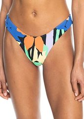 Roxy Color Jam Cheeky High Leg Bikini Bottoms