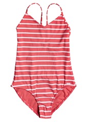 Girl's Roxy Kids' Stripe One-Piece Swimsuit