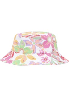 Girls Youth Roxy White Tiny Honey Floral Bucket Hat