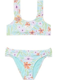 Roxy Hawaiian Spirit Bralette Set Swimsuit (Toddler/Little Kids/Big Kids)