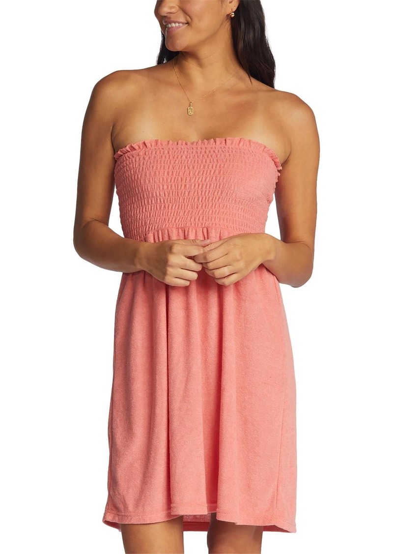 Roxy Juniors Womens Strapless Dress Cover-Up