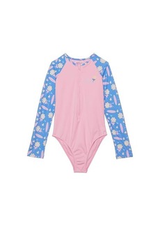 Roxy Lorem Onesie Swimsuit (Toddler/Little Kids/Big Kids)