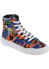 Roxy Rae Mid Womens Canvas Casual High-Top Sneakers