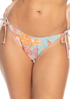 Roxy Beach Classics Floral Tanga Bikini Bottoms
