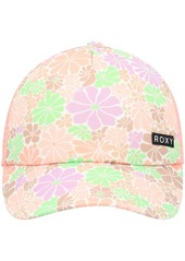 Roxy Big Girls White Honey Coconut Trucker Adjustable Hat - White