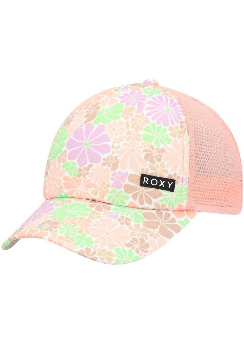 Roxy Big Girls White Honey Coconut Trucker Adjustable Hat - White