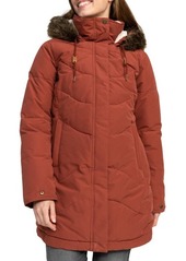 Roxy Ellie WarmLink Durable Water Repellent Coat with Faux Fur Trim