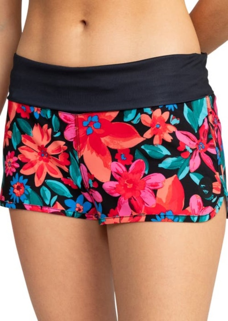 Roxy Floral Swim Shorts