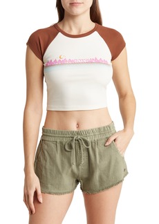Roxy Forest by Night Baseball T-Shirt in Sorrel Horse at Nordstrom Rack