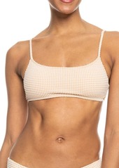 Roxy Gingham Bralette Bikini Top