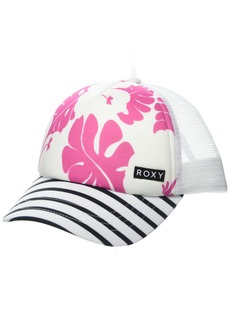 Roxy Girls' Honey Coconut Trucker Hat Shocking Pink OG Mini 241